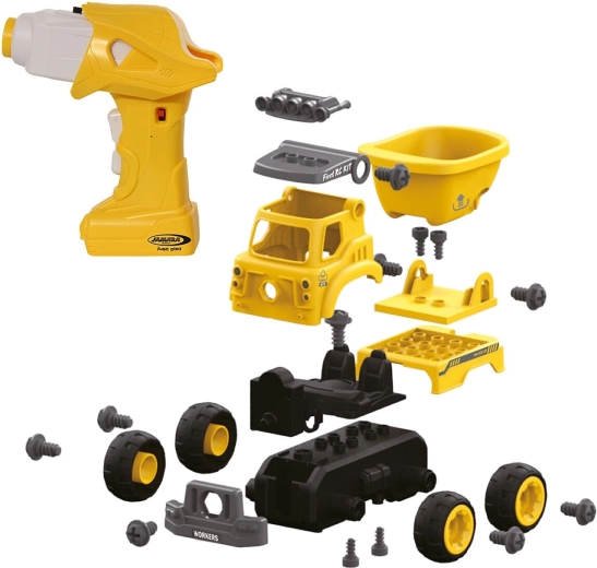 Jamara benne basculante First RC Kit avec visseuse, 27 pièces