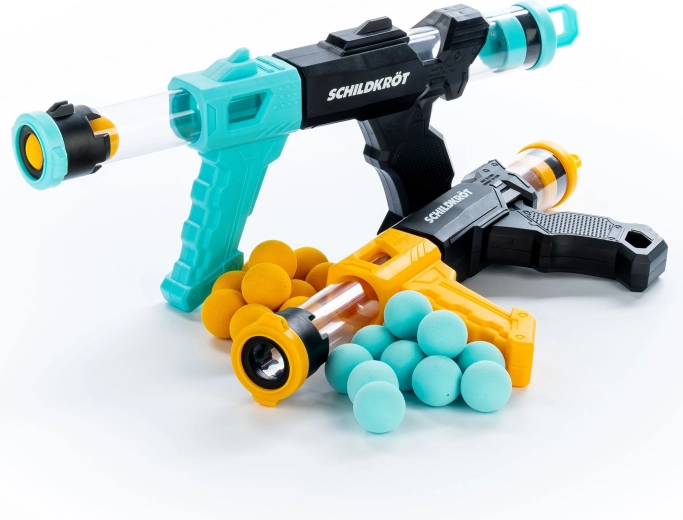 Schildkröt – lot de deux lanceurs avec balles en mousse Fire Blasters