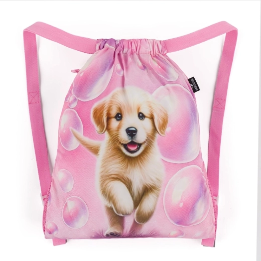 Sac scolaire Bagmaster pour chaussons et sport Lumi avec petit chien