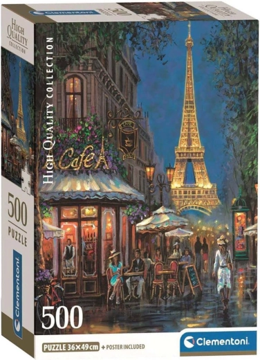 Clementoni puzzle Paris – café près de la tour Eiffel 500 pièces