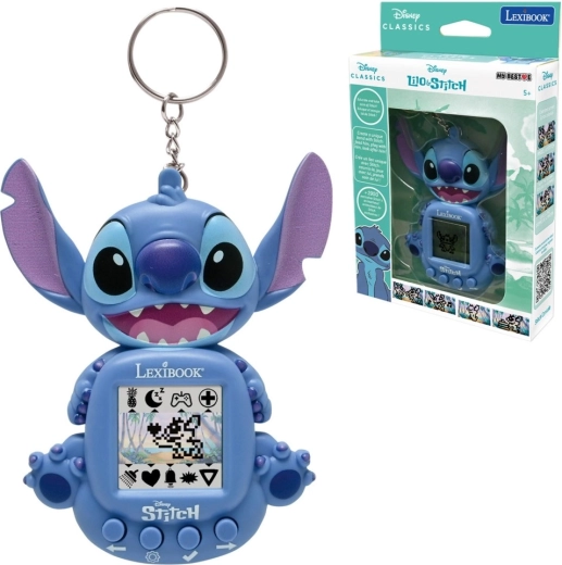 Animal de compagnie virtuel interactif DISNEY STITCH porte-clés Lexibook