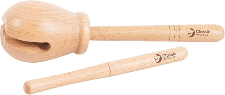 Woodblock rythmique en bois CLASSIC WORLD EDU