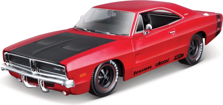Maisto Dodge Charger R/T 1969 rouge 1:25