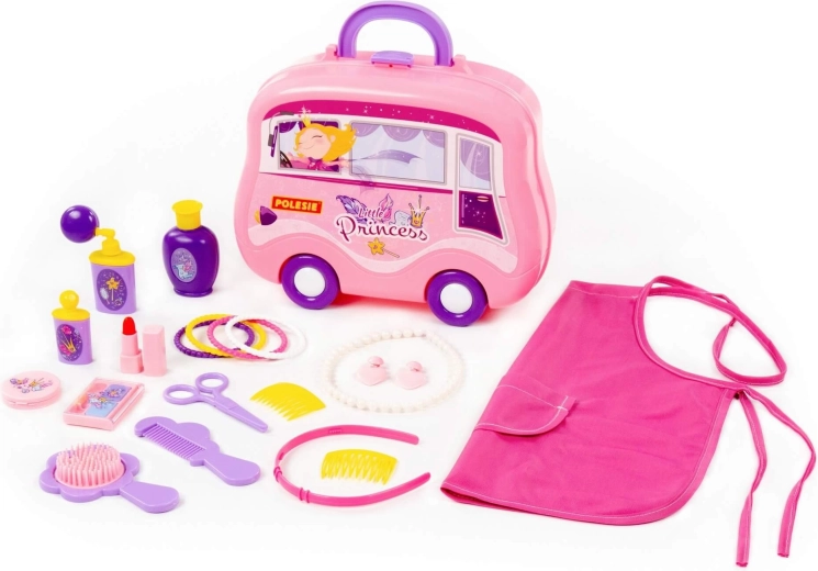 Trousse de maquillage pour enfants Little Princess dans une valise à roulettes