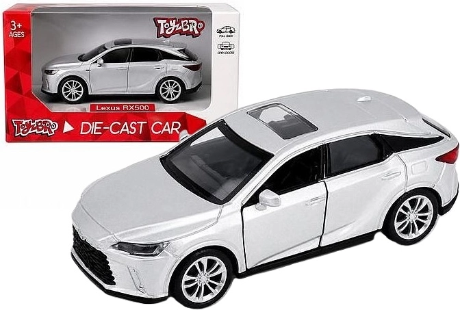Modèle Lexus RX500 avec lumière et son à l'échelle 1:43 - 1 pièce
