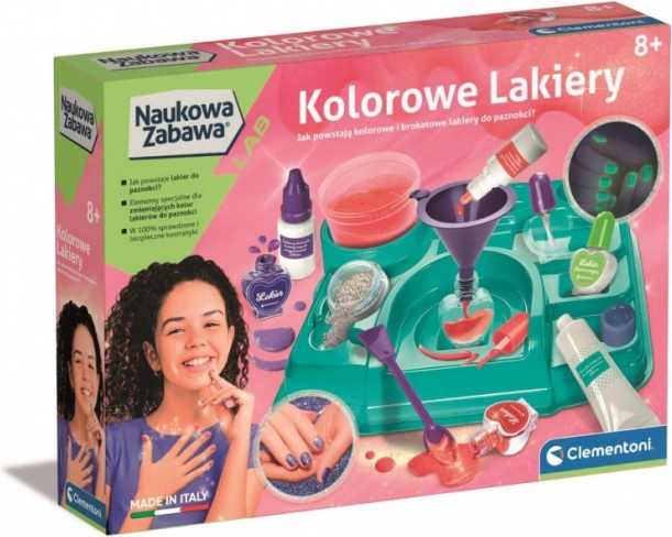 Clementoni set créatif pour fabriquer des vernis à ongles pour enfants