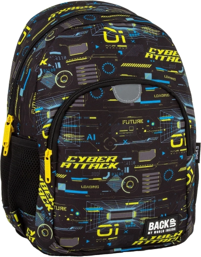 Sac à dos enfant BackUP Cyber Attack 12 l noir