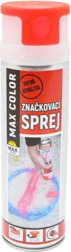 Spray de marquage MAX COLOR 500 ml – rouge fluorescent