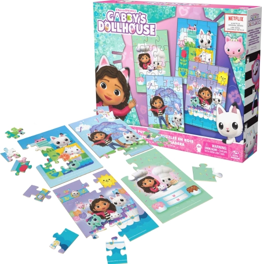 Puzzles en bois La Maison de Gabby – 4 puzzles