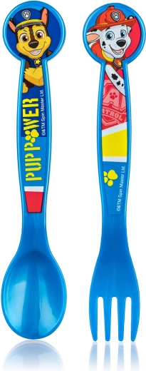 Couverts pour enfants en plastique PATROLA, set de 2 pièces