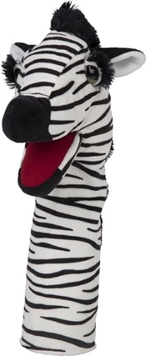Nature Planet – marionnette à main en peluche zèbre