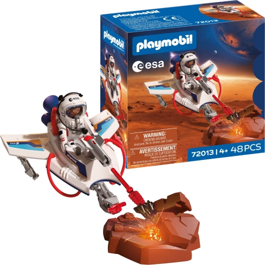 Playmobil ESA planeur spatial avec astronaute femme et accessoires, 48 pièces