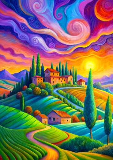 Enjoy Puzzle Lumière toscane 1000 pièces