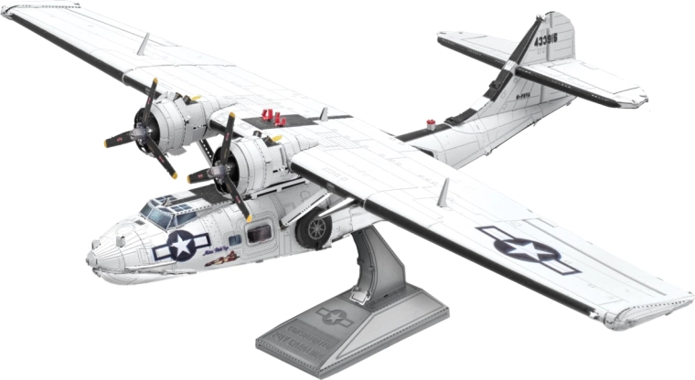 METAL EARTH puzzle 3D hydravion Consolidated PBY Catalina