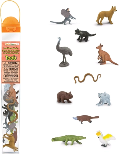 Safari Ltd. tube Terre des antipodes – animaux australiens (11 figurines)