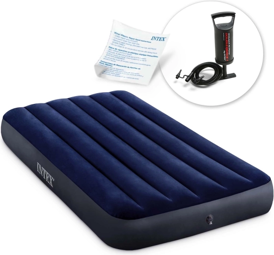 Matelas gonflable avec pompe 191 × 99 × 25 cm INTEX