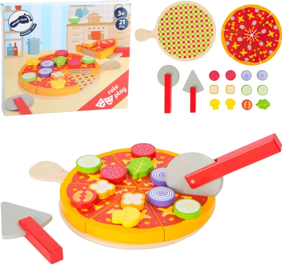 Set pizza en bois avec accessoires Small Foot