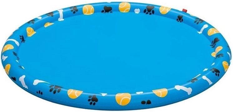 Tapis rafraîchissant gonflable aquatique Bestway avec sprinklers pour chiens 147 cm