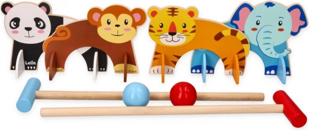 Croquet pour enfants avec thème animalier