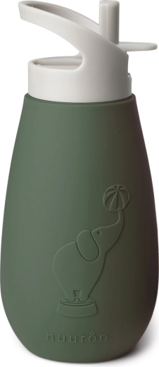 Bouteille en silicone NuuRoo Pax dusty green