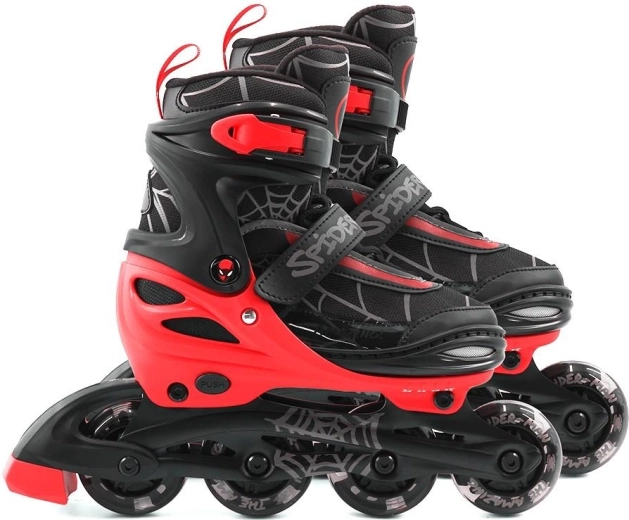 Patins à roulettes en ligne Spiderman 3 en 1 avec roues LED