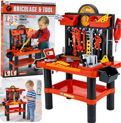 Établi pour enfants avec outils 70 cm