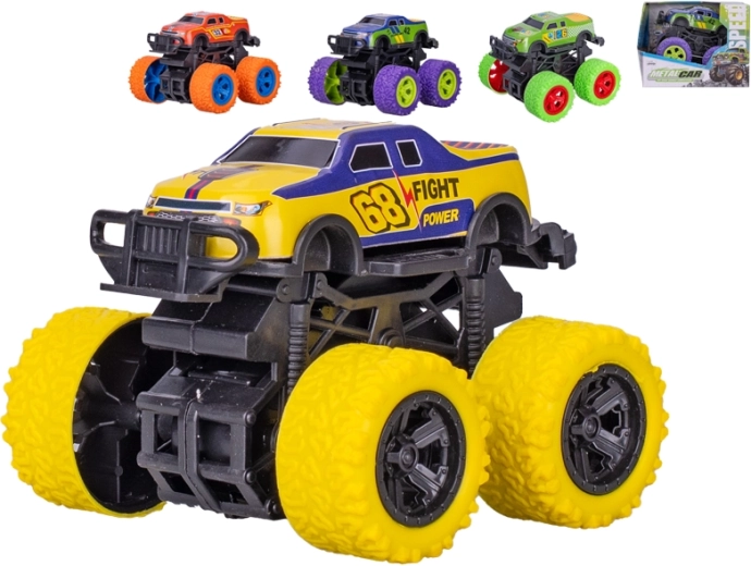 Monster truck en métal à inertie 10 cm