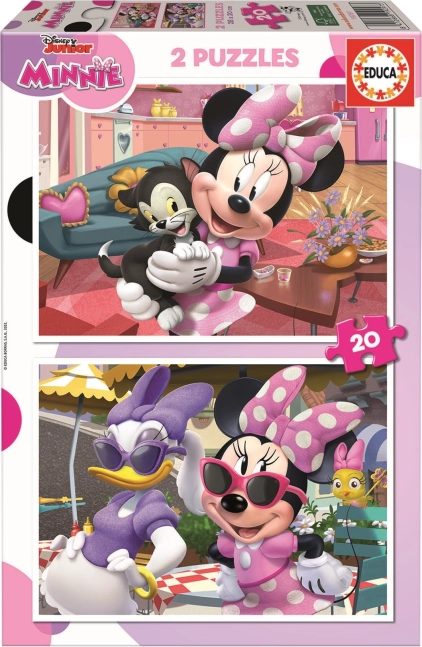 Puzzle Educa Minnie 2x20 pièces