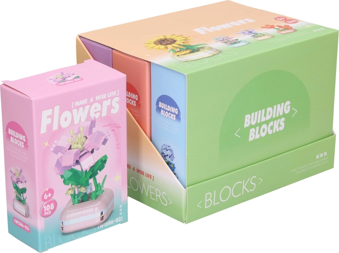 Mini kit de construction fleur - 1 pièce