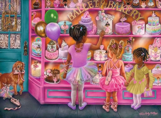 Puzzle Ravensburger pâtisserie pour ballerines XXL – 100 pièces
