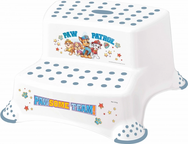 Marchepied double pour WC/lavabo Paw Patrol blanc