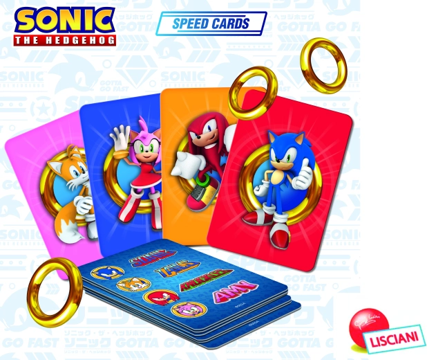 Jeu de cartes Sonic Speed de Lisciani