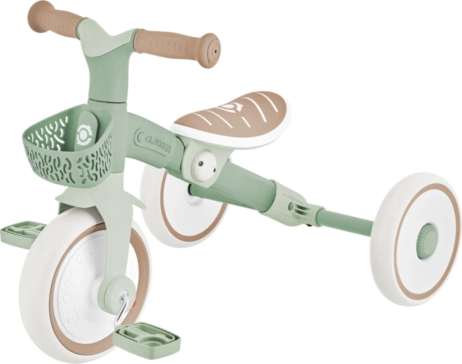 Tricycle d’apprentissage 2en1 Plus Ecologic – tricycle et draisienne pour enfants (pistache)