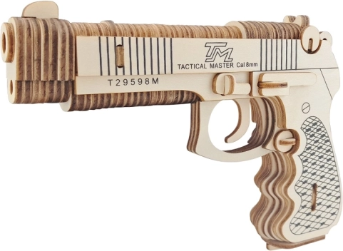 Woodcraft puzzle 3D en bois pistolet M92F