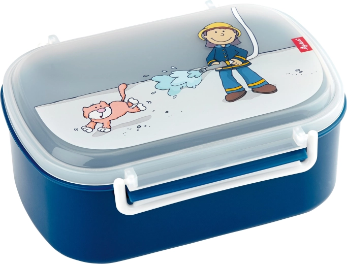 Lunchbox enfant Sigikid pompier, sans BPA, 17 × 11 × 7 cm