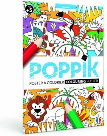 Affiche à colorier Animaux