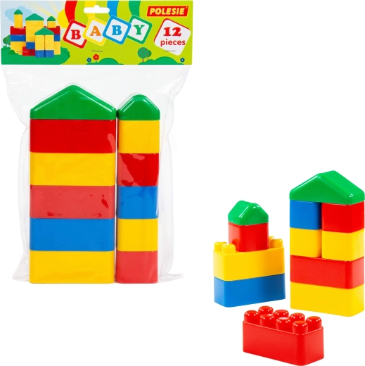 Blocs de construction pour enfants Baby 12 pcs