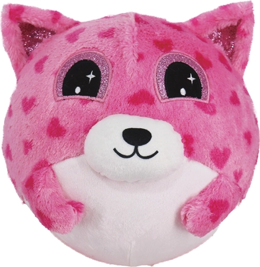 Ourson en peluche gonflable rose 15 cm