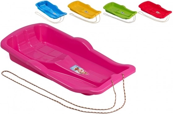 Luge en plastique 78x43 cm, couleurs assorties