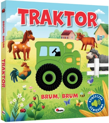 Brum Brum tracteur – livre sensoriel avec sons pour enfants