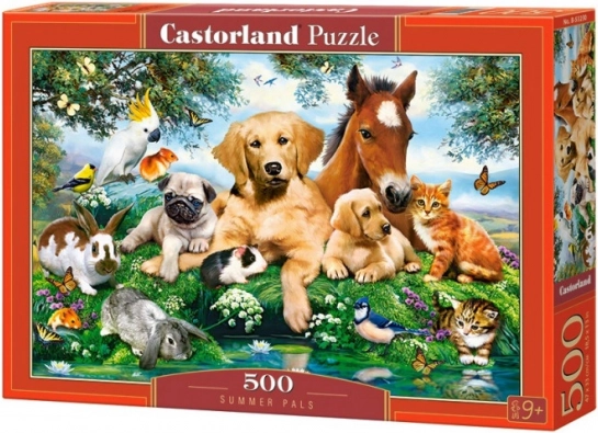 Puzzle 500 pièces Summer Pals CASTORLAND