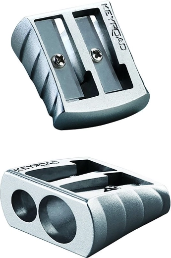 Taille-crayon Keyroad Metal Duo, argenté
