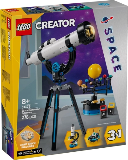 LEGO Creator 3 en 1 Télescope pour explorer l’espace