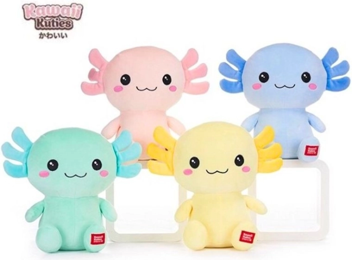 Axolotl en peluche Kawaii Kuties 24 cm