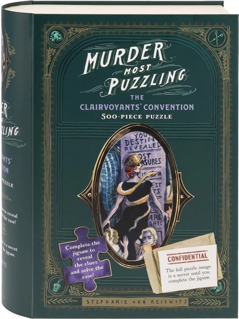 CHRONICLE BOOKS Puzzle avec enquête policière « Le rassemblement des médiums » – 500 pièces