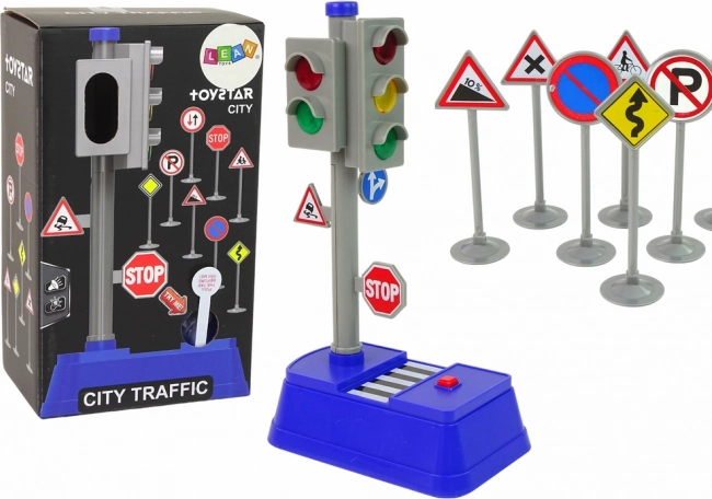 Set de panneaux de signalisation Lumières Sons 23 cm