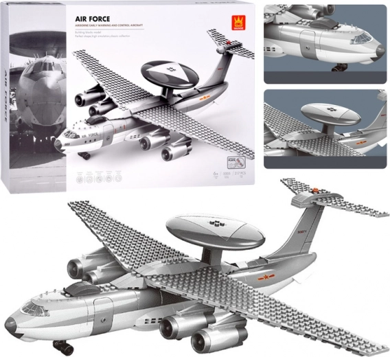 Kit de construction technique – avion d’alerte avancée AWACS E‑3 Sentry 1:100