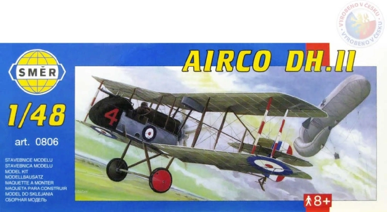 Maquette d’avion Směr Airco DH II 1:48