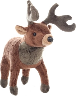 Cerf en peluche 21 cm