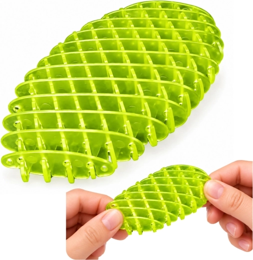 Fidget antistress élastique vert 5 cm